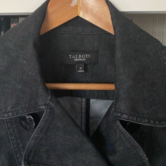 Talbots Jean Jacket Size 12 - Picture 4 of 11